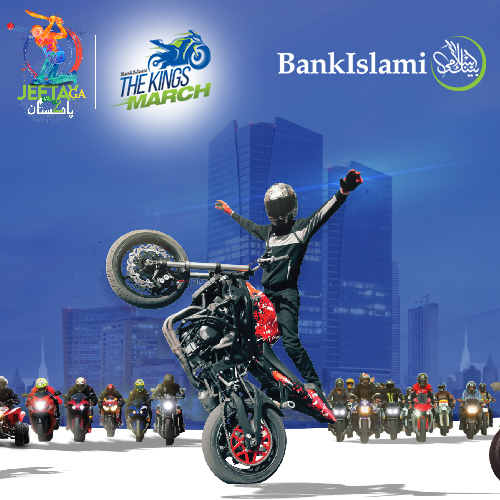 BankIslami Celebrates PSL With Bike Rally as It Becomes the Platinum Sponsor for Karachi Kings